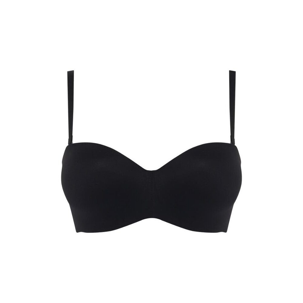 🆕 CHANTELLE Norah Strapless Convertible Underwire Bra 34DD Black #13F5 - Picture 5 of 12